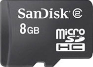 Sandisk microSDHC 8GB (SDSDQB-008G-B35)